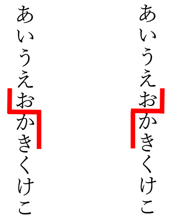 校正記号 改行 縦書き 横書き 改行をやめる の使い方とよくある間違い Tokyo校正視点 校正 校閲ハブサイト