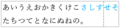 文字の長体