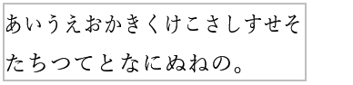 文字の長体