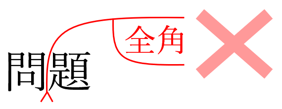 校正記号のアキ・アケ・アケル